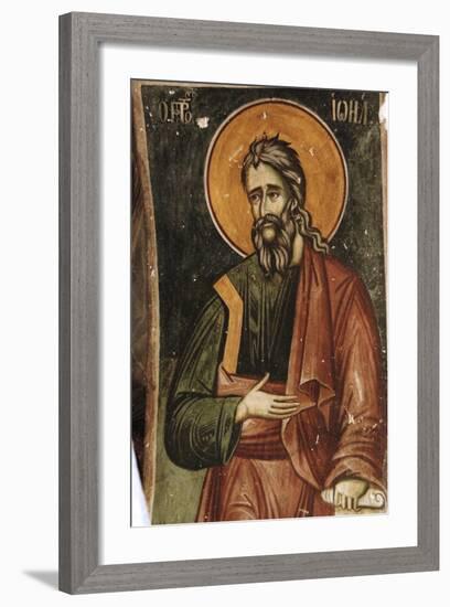 Frescoes, Exonarthex of Saint Nicholas Church-null-Framed Giclee Print