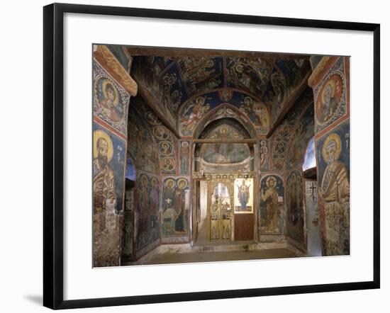 Frescoes from Section Facing Apse, Byzantine Church of Our Lady of Asinou-null-Framed Giclee Print