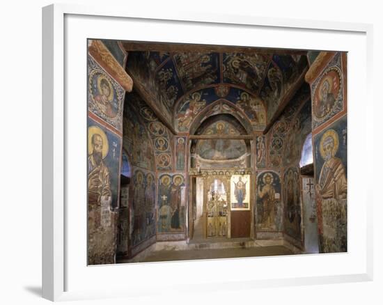 Frescoes from Section Facing Apse, Byzantine Church of Our Lady of Asinou-null-Framed Giclee Print