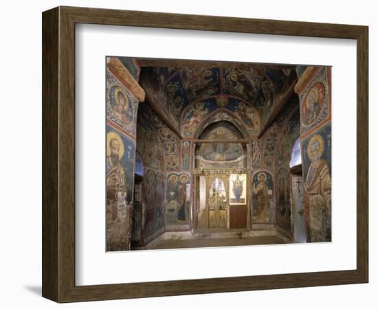 Frescoes from Section Facing Apse, Byzantine Church of Our Lady of Asinou-null-Framed Giclee Print