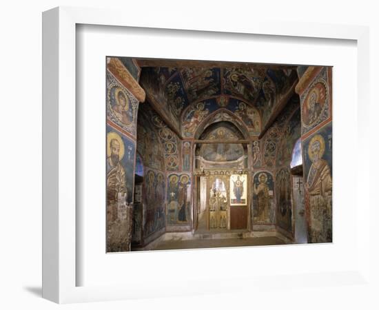 Frescoes from Section Facing Apse, Byzantine Church of Our Lady of Asinou-null-Framed Giclee Print