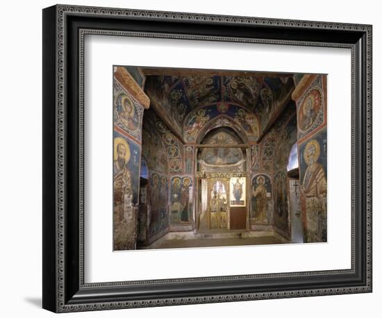 Frescoes from Section Facing Apse, Byzantine Church of Our Lady of Asinou-null-Framed Giclee Print