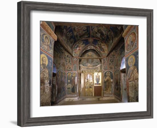 Frescoes from Section Facing Apse, Byzantine Church of Our Lady of Asinou-null-Framed Giclee Print