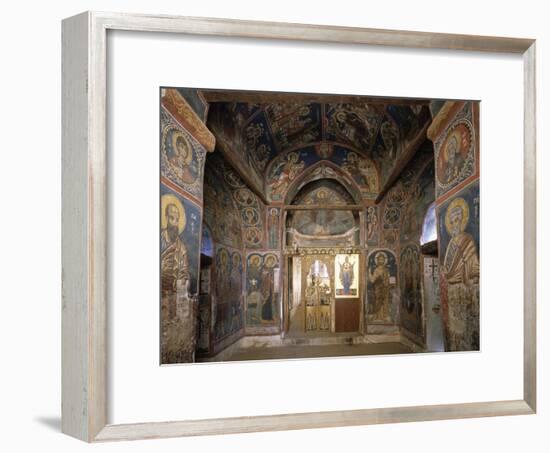 Frescoes from Section Facing Apse, Byzantine Church of Our Lady of Asinou-null-Framed Giclee Print