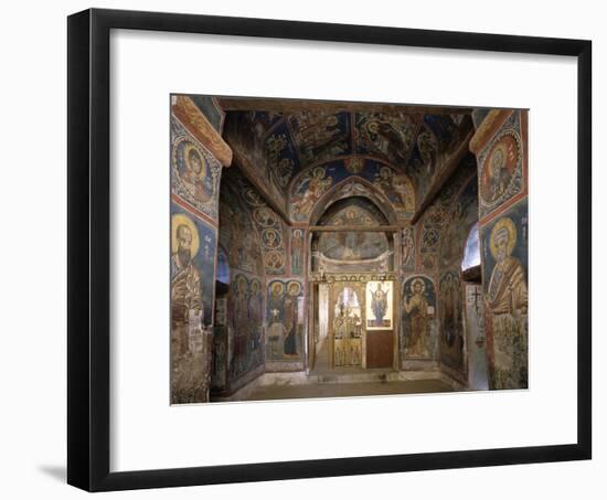 Frescoes from Section Facing Apse, Byzantine Church of Our Lady of Asinou-null-Framed Giclee Print