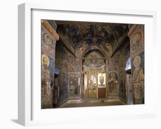 Frescoes from Section Facing Apse, Byzantine Church of Our Lady of Asinou-null-Framed Giclee Print