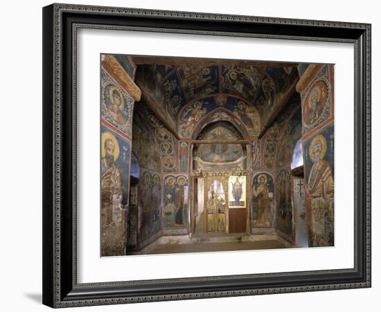 Frescoes from Section Facing Apse, Byzantine Church of Our Lady of Asinou-null-Framed Giclee Print