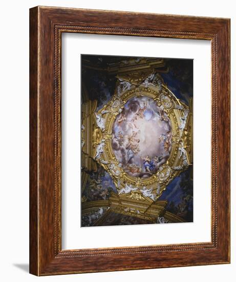 Frescoes from Vault of Hall of Apollo-Pietro da Cortona-Framed Giclee Print