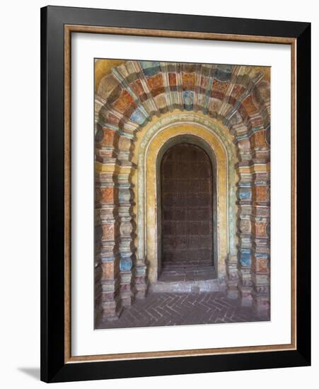 Frescoes, Gate Church of Saint John the Devine, Rostov Kremlin, Rostov-Veliky, Yaroslavl, Russia-Walter Bibikow-Framed Photographic Print