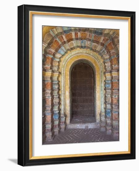 Frescoes, Gate Church of Saint John the Devine, Rostov Kremlin, Rostov-Veliky, Yaroslavl, Russia-Walter Bibikow-Framed Photographic Print