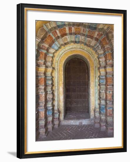 Frescoes, Gate Church of Saint John the Devine, Rostov Kremlin, Rostov-Veliky, Yaroslavl, Russia-Walter Bibikow-Framed Photographic Print