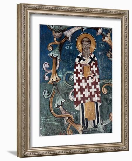 Frescoes in 14th Century Visoki Decani Monastery, Kosovo and Metohija, Serbia-Russell Gordon-Framed Photographic Print