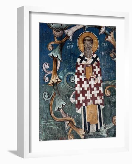 Frescoes in 14th Century Visoki Decani Monastery, Kosovo and Metohija, Serbia-Russell Gordon-Framed Photographic Print