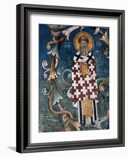 Frescoes in 14th Century Visoki Decani Monastery, Kosovo and Metohija, Serbia-Russell Gordon-Framed Photographic Print