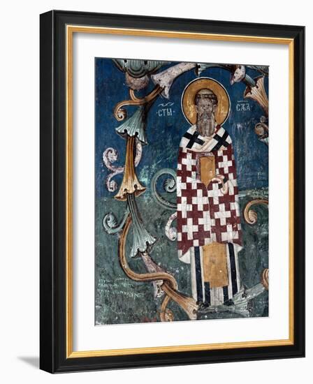 Frescoes in 14th Century Visoki Decani Monastery, Kosovo and Metohija, Serbia-Russell Gordon-Framed Photographic Print