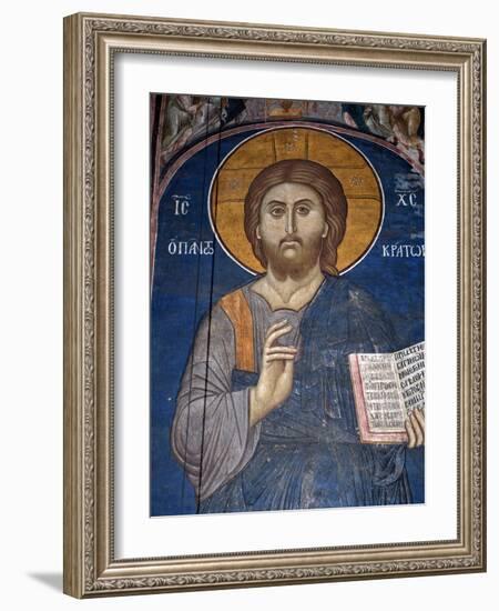 Frescoes in 14th Century Visoki Decani Monastery, Kosovo and Metohija, Serbia-Russell Gordon-Framed Photographic Print