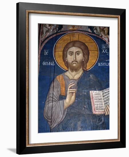 Frescoes in 14th Century Visoki Decani Monastery, Kosovo and Metohija, Serbia-Russell Gordon-Framed Photographic Print