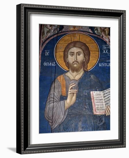 Frescoes in 14th Century Visoki Decani Monastery, Kosovo and Metohija, Serbia-Russell Gordon-Framed Photographic Print