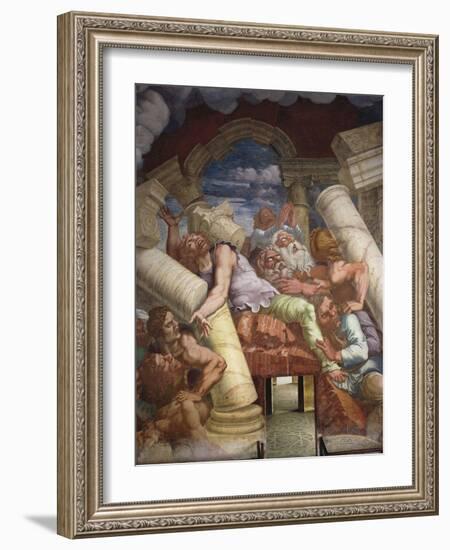 Frescoes in Chamber of Giants-Giulio Romano-Framed Giclee Print