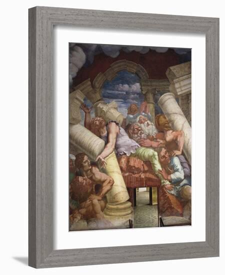 Frescoes in Chamber of Giants-Giulio Romano-Framed Giclee Print