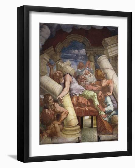 Frescoes in Chamber of Giants-Giulio Romano-Framed Giclee Print