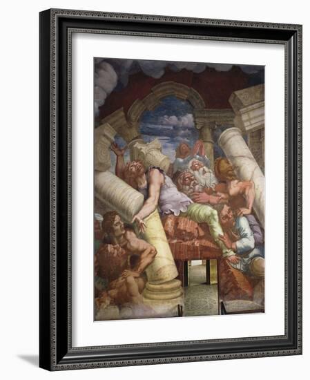 Frescoes in Chamber of Giants-Giulio Romano-Framed Giclee Print