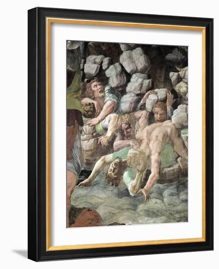 Frescoes in Chamber of Giants-Giulio Romano-Framed Giclee Print