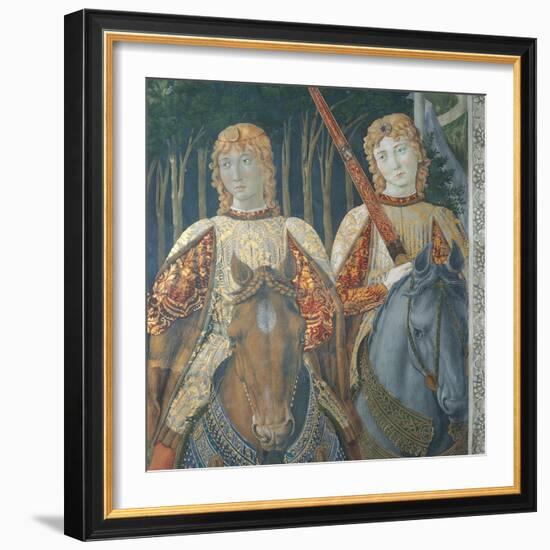 Frescoes of the Chapel of the Magi-Benozzo Gozzoli-Framed Giclee Print