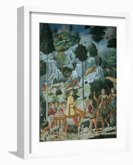 Frescoes of the Chapel of the Magi-Benozzo Gozzoli-Framed Giclee Print