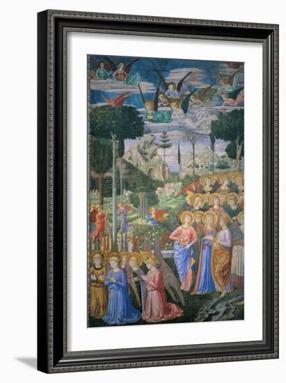 Frescoes of the Chapel of the Magi-Benozzo Gozzoli-Framed Giclee Print