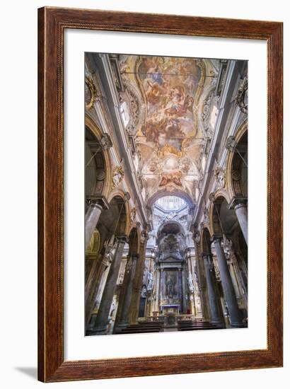 Frescoes on the Ceiling at the Church of San Matteo-Matthew Williams-Ellis-Framed Photographic Print