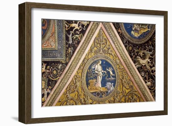 Frescoes on the Ceiling-Pietro Perugino-Framed Giclee Print