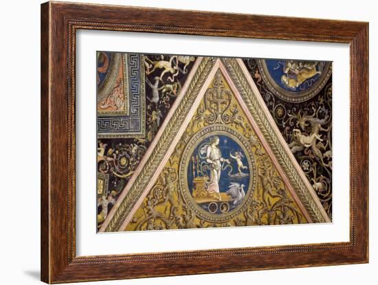 Frescoes on the Ceiling-Pietro Perugino-Framed Giclee Print