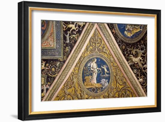 Frescoes on the Ceiling-Pietro Perugino-Framed Giclee Print