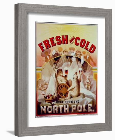 Fresh and Cold - Direct from the North Pole-null-Framed Giclee Print