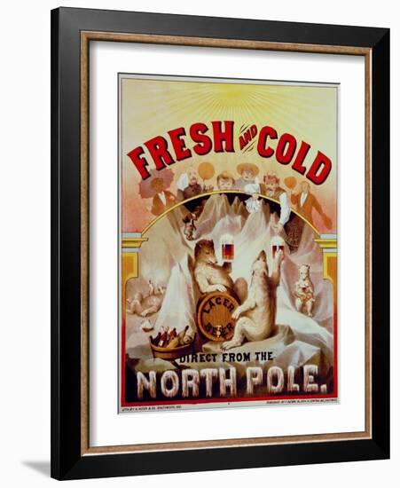 Fresh and Cold - Direct from the North Pole-null-Framed Giclee Print