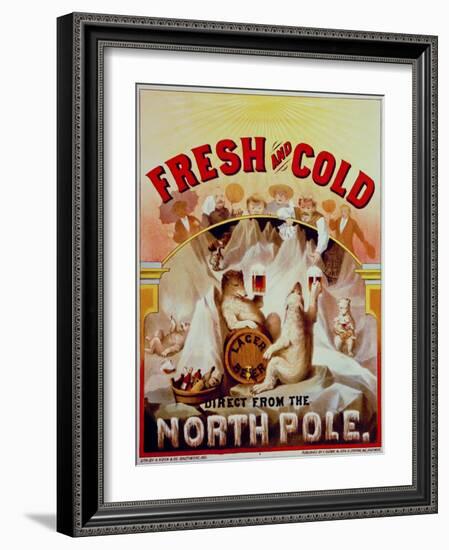 Fresh and Cold - Direct from the North Pole-null-Framed Giclee Print