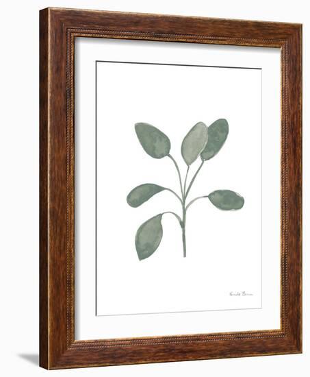 Fresh and Green VII Dark-Farida Zaman-Framed Art Print