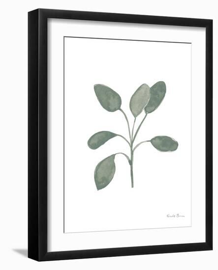 Fresh and Green VII Dark-Farida Zaman-Framed Art Print