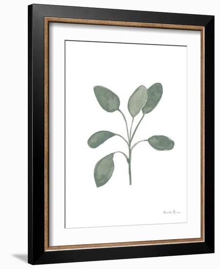 Fresh and Green VII Dark-Farida Zaman-Framed Art Print