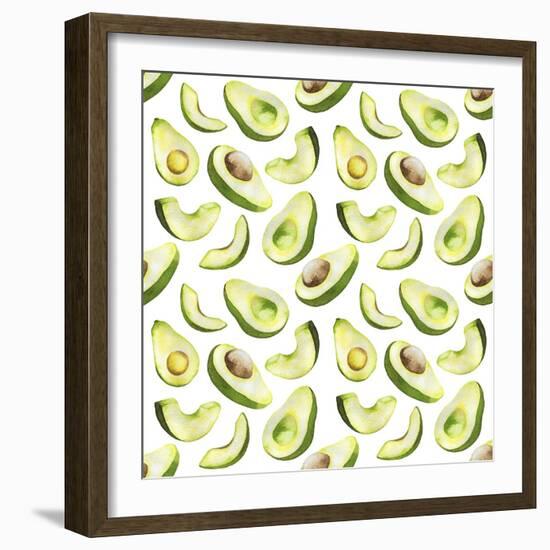 Fresh and Tasty Avocados-Maria Mirnaya-Framed Art Print