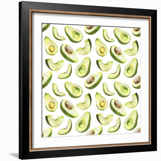 Fresh and Tasty Avocados-Maria Mirnaya-Framed Art Print