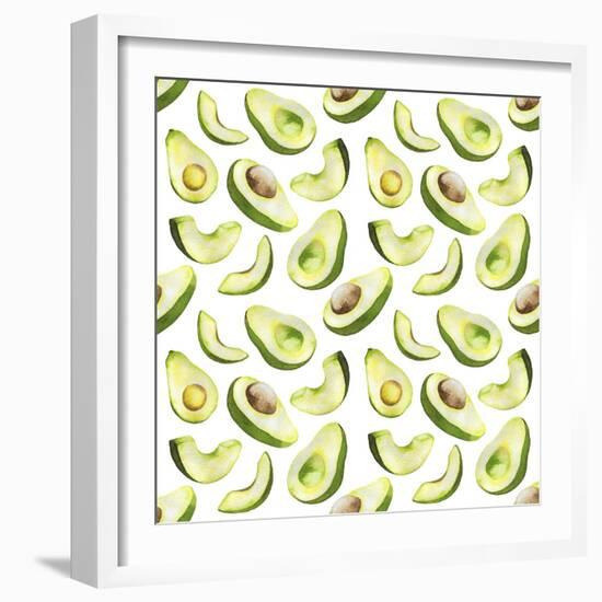 Fresh and Tasty Avocados-Maria Mirnaya-Framed Art Print
