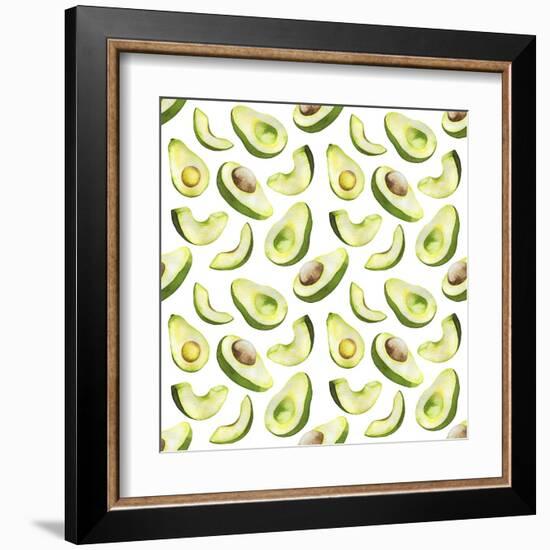 Fresh and Tasty Avocados-Maria Mirnaya-Framed Art Print