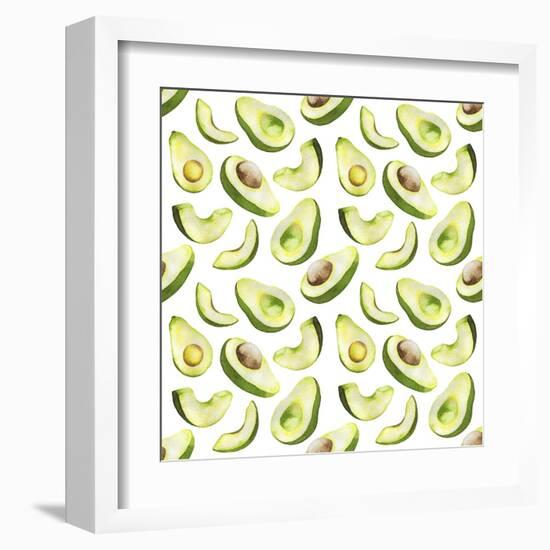 Fresh and Tasty Avocados-Maria Mirnaya-Framed Art Print