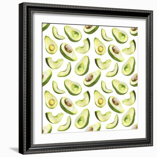 Fresh and Tasty Avocados-Maria Mirnaya-Framed Premium Giclee Print