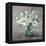 Fresh Anemones Sage Border-Danhui Nai-Framed Stretched Canvas