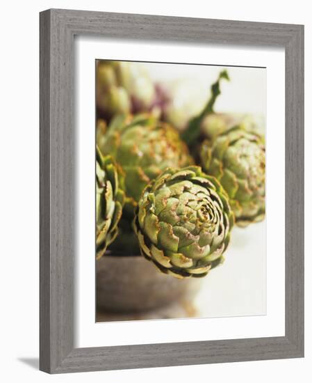 Fresh Artichokes-Debi Treloar-Framed Photographic Print