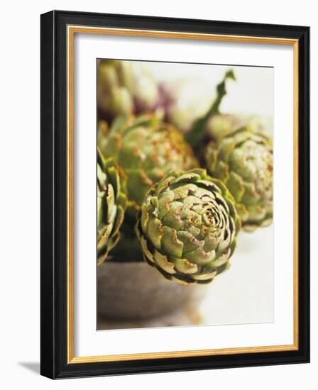 Fresh Artichokes-Debi Treloar-Framed Photographic Print