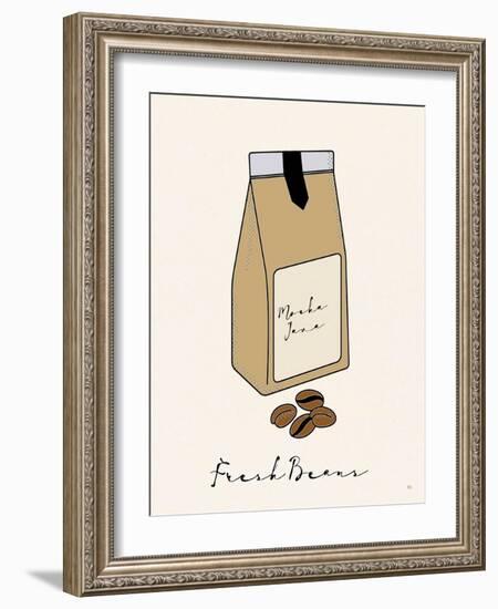 Fresh Beans-Susan Jill-Framed Art Print